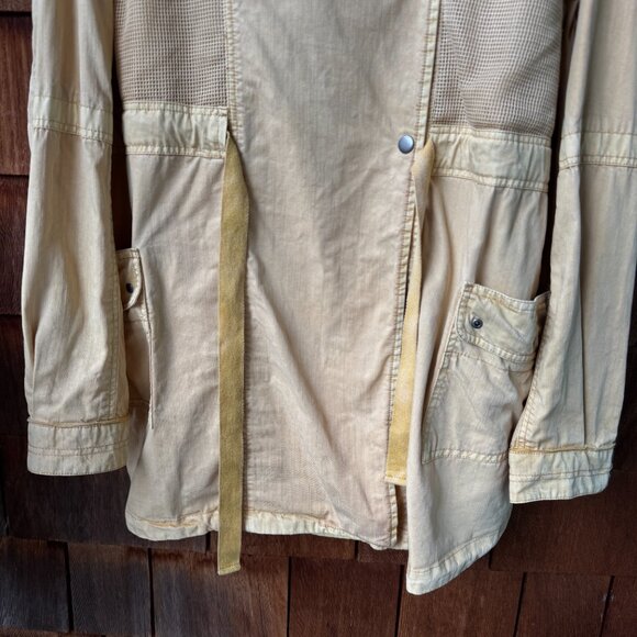 Sundance Maize Hooded Snap Front Utility Jacket in Women's X-Large - Picture 8 of 10